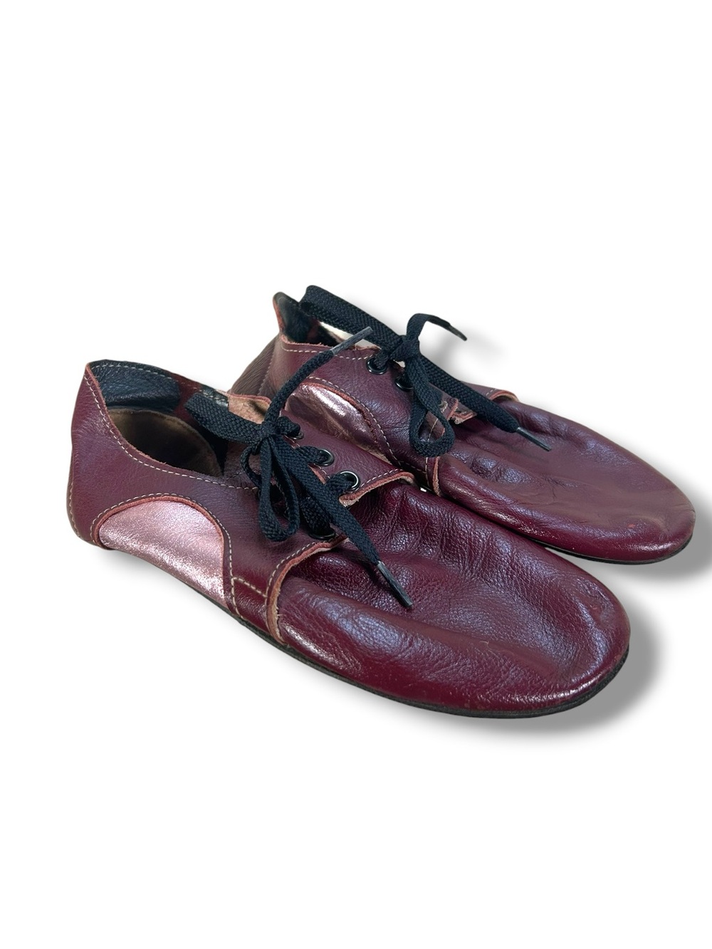 Women’s SoftStar Adult Dash RunAmoc Leather Red Barefoot Shoes Size 7